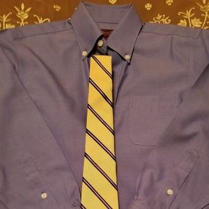 Brooks Brothers kids shirt with matching tie